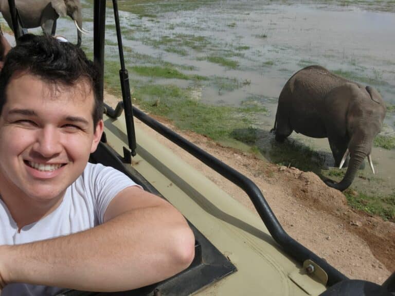 Frank on Safari